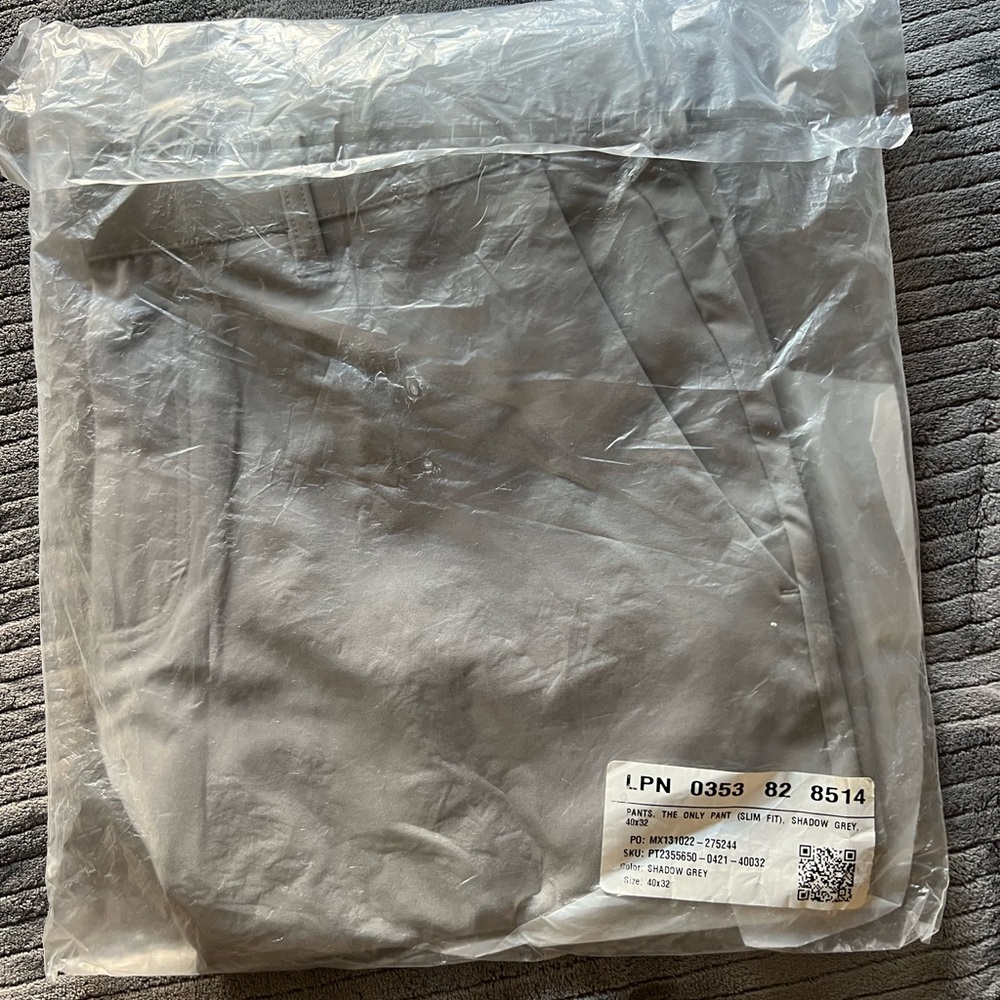 COPY - Fabletics Grey Only Pant (slim fit) 36x32